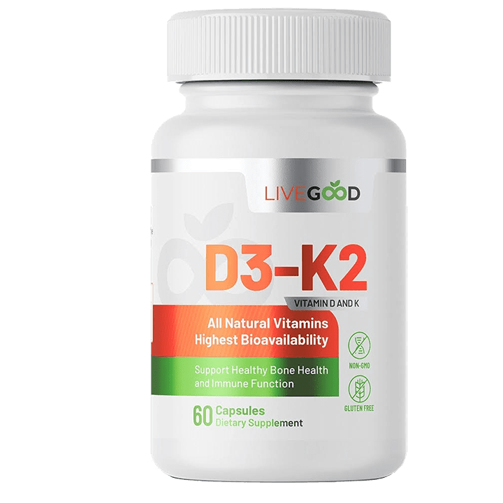 Vitamin D3 and K2 Premium Nutritional Supplements Vitamin