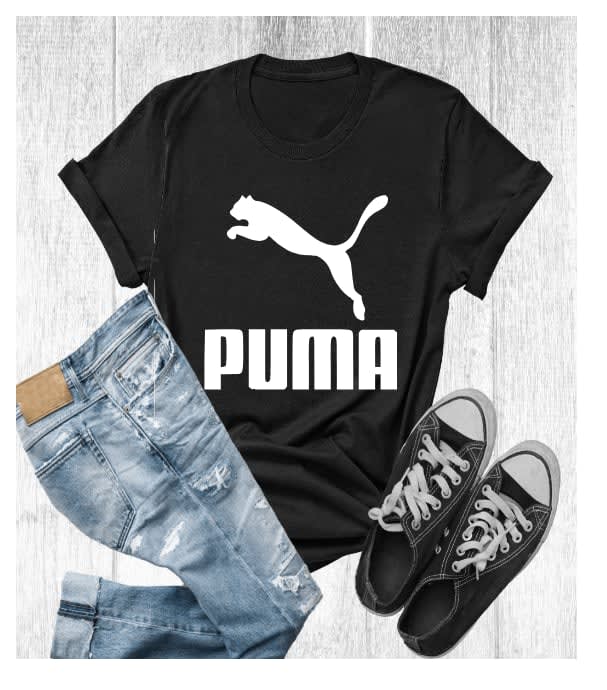 Puma - Black T-shirts - Ol Skool Graphics LLC - Personal Creations