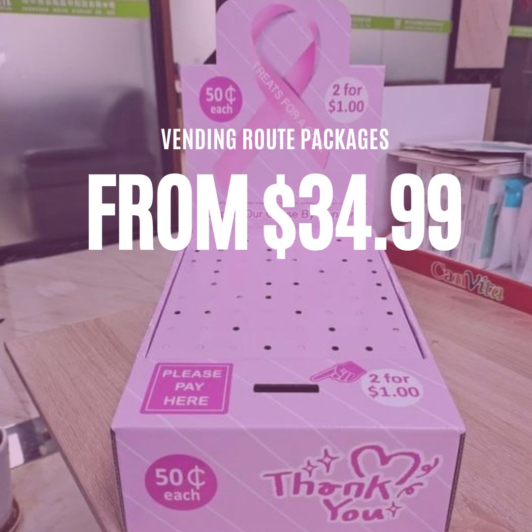 Vending Route Packages Available Products Honor Box 4 U Charity