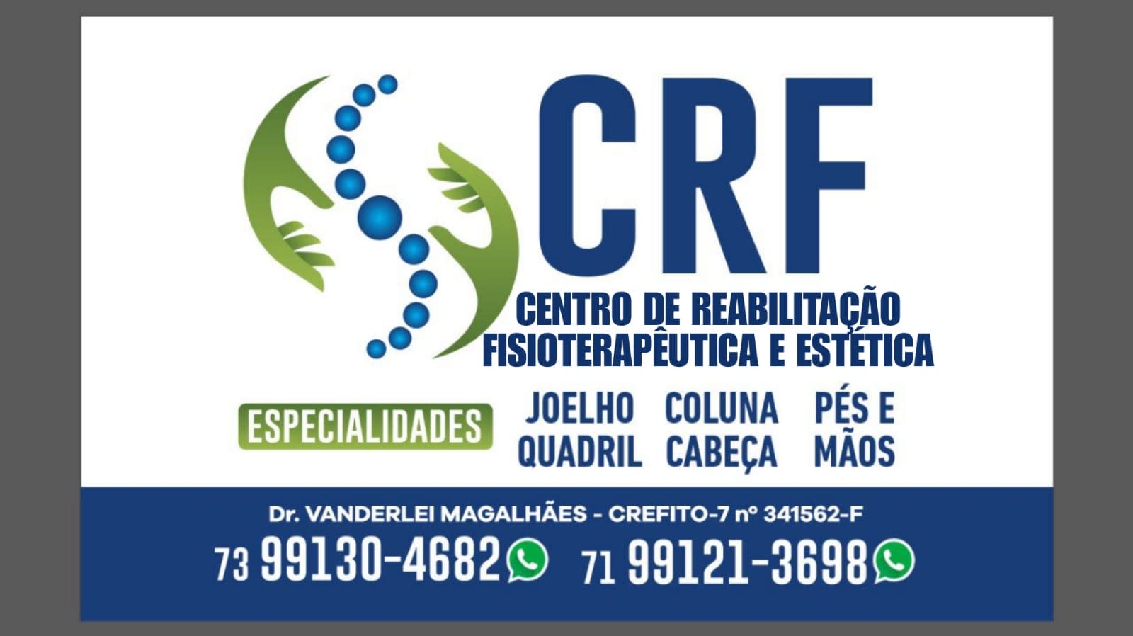 CRF-Centro de reabilitação de fisioterapia e estética