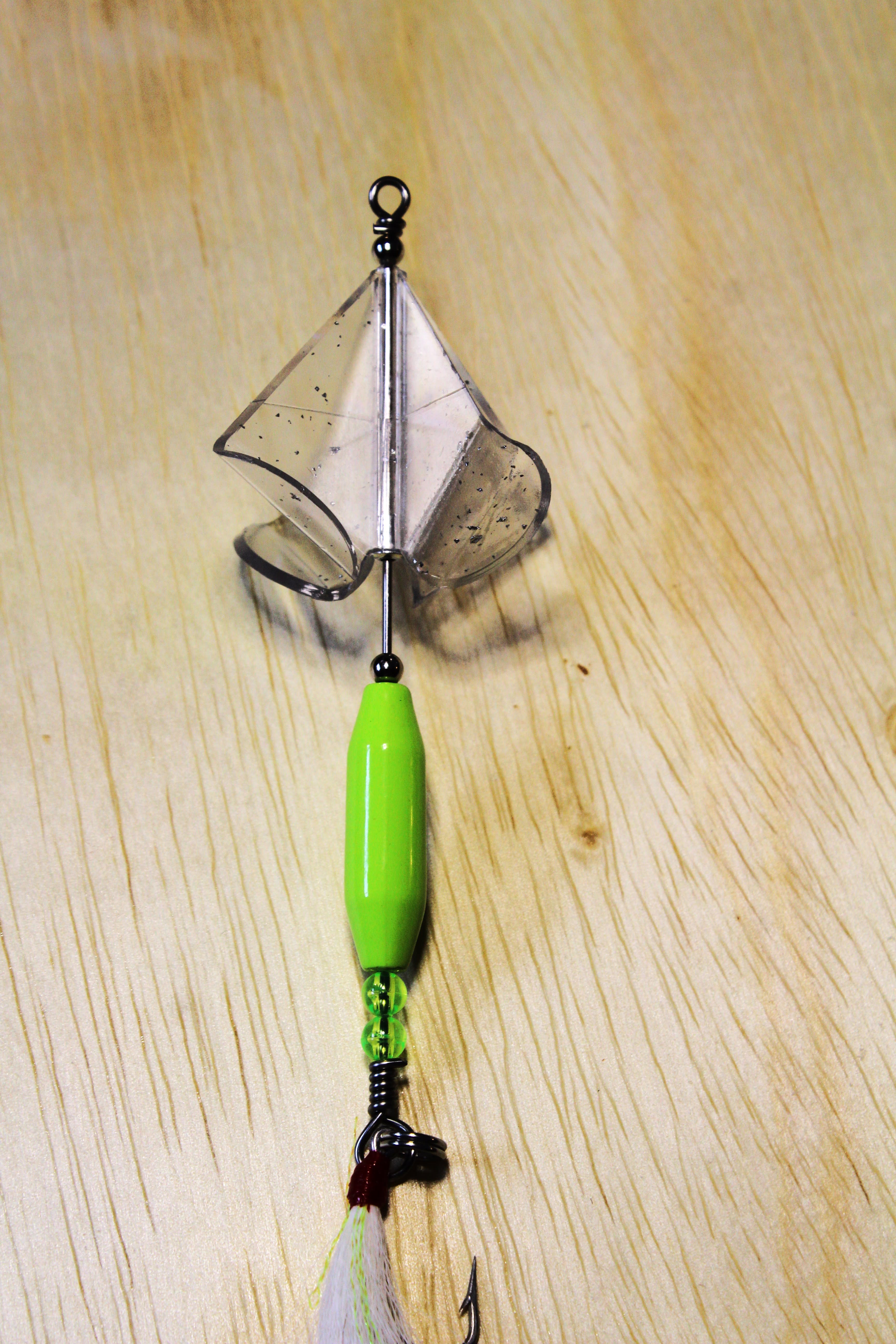 Chartreuse BuckTail Wing - Saltwater Lures - S J Lures and Flies