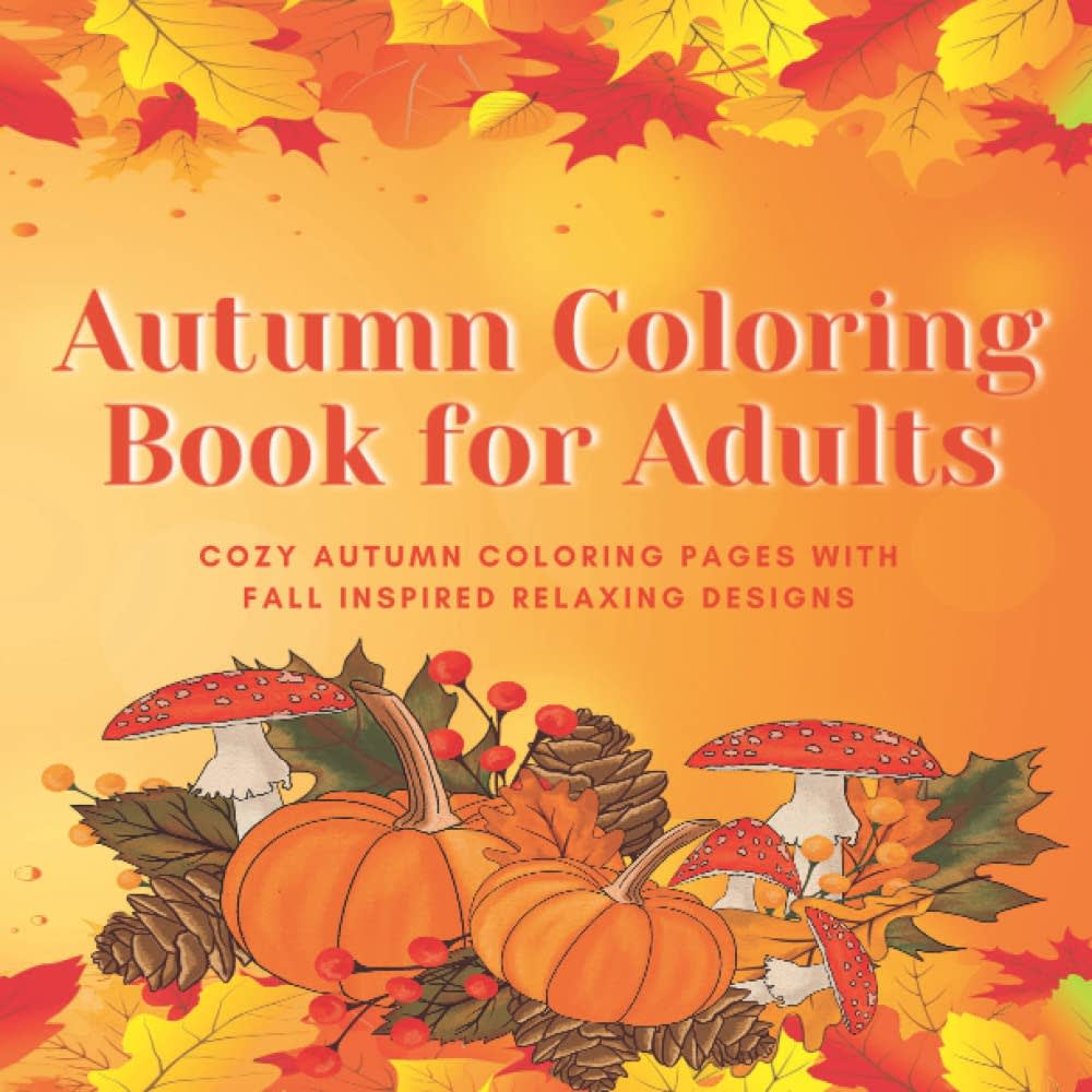 Autumn Coloring Book for Adults - Colouring Books for Adults