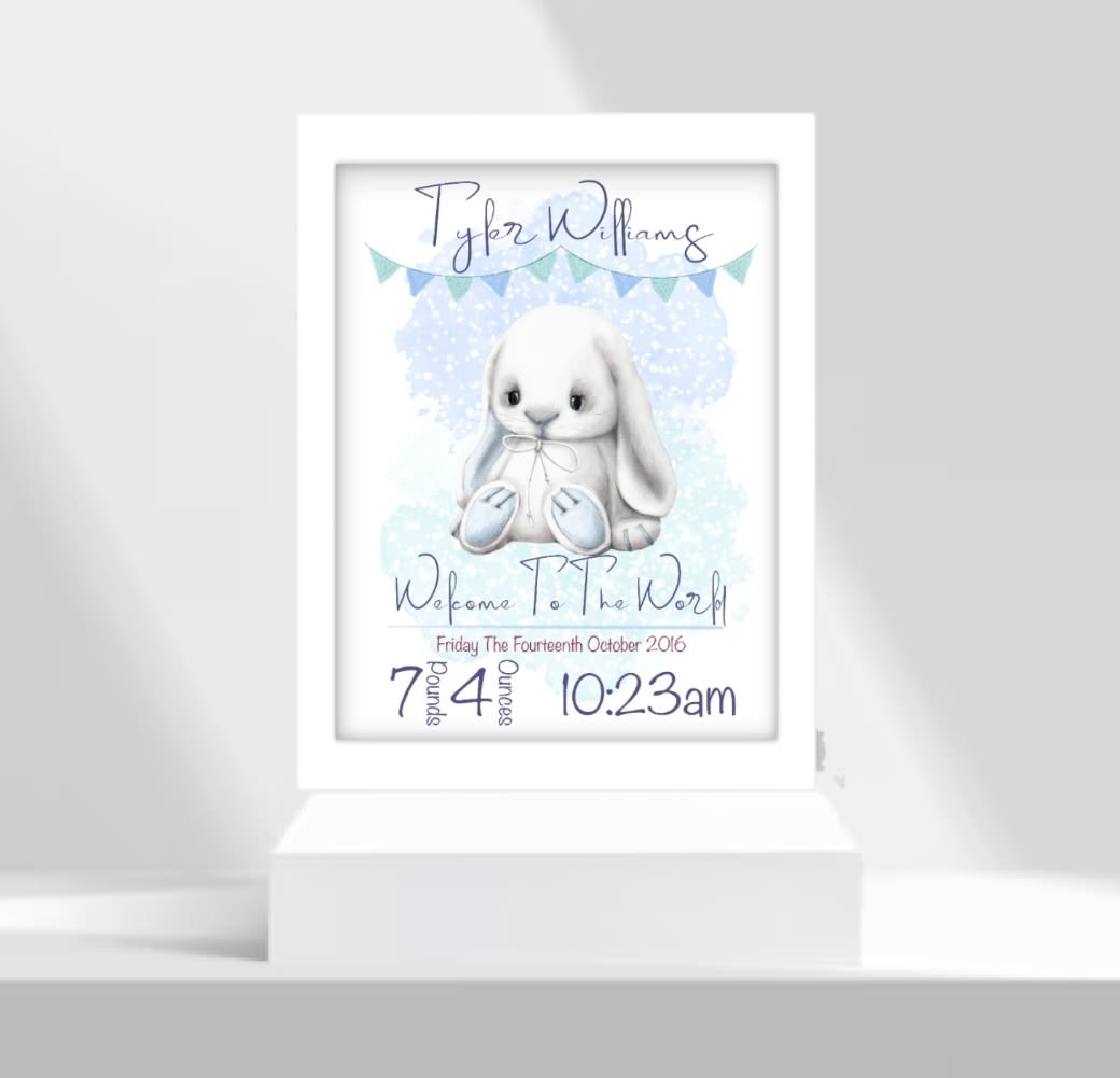 Rabbit to the world frame 56 FRAMES Sharon's Keepsakes