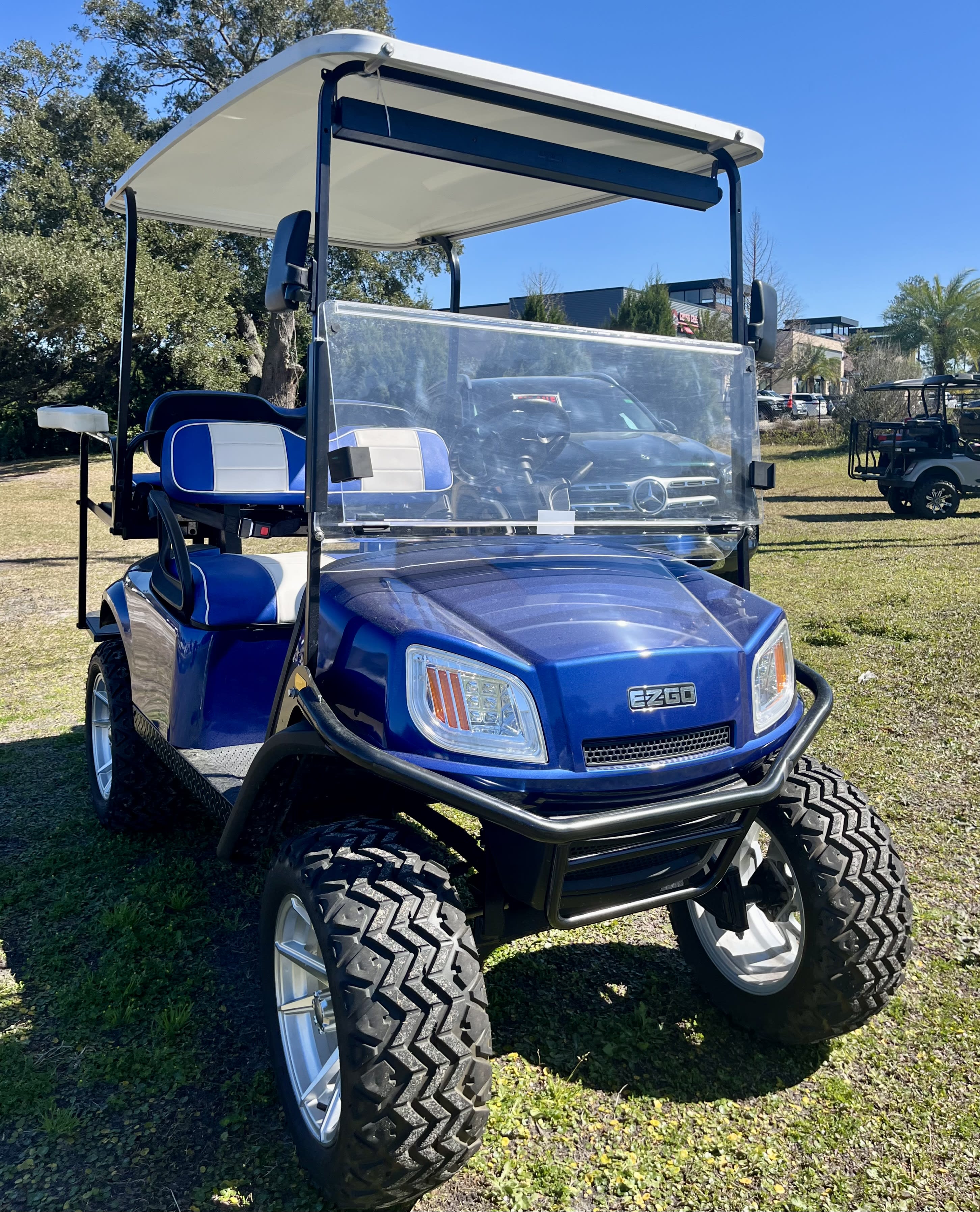 EZGO TXT Blue PreOwned Golf Carts Nextgen Carts Golf Cart Sales & Services Ponte Vedra