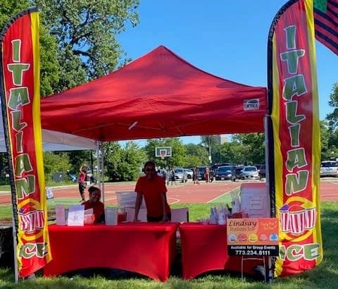 Mobile Italian Ice Cream Caterers - Events - Lindsay Italian Ice