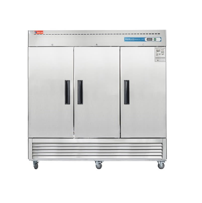 72 Cu.Ft Triple-Door Stainless Steel Commercial Reach-In Display Refrigerator (SAK26394)