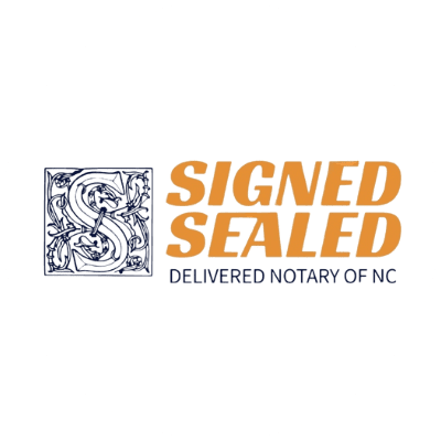 Signed, Sealed Delivered Notary of NC
