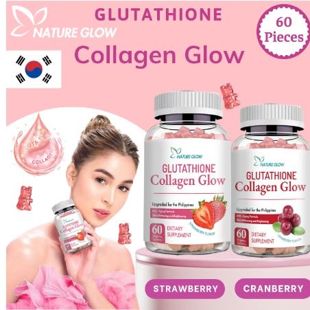 Nature Glow - Gluta Collagen Gummies-(Stawberry &Cranberry)Pls DM for ...