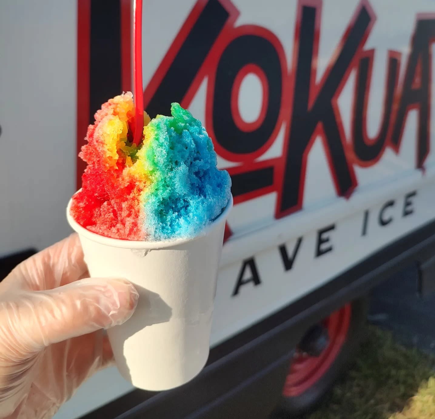 Japanese Shave Ice, Or Kakigori, Syrups At A Shaved Ice Stand, Tokyo