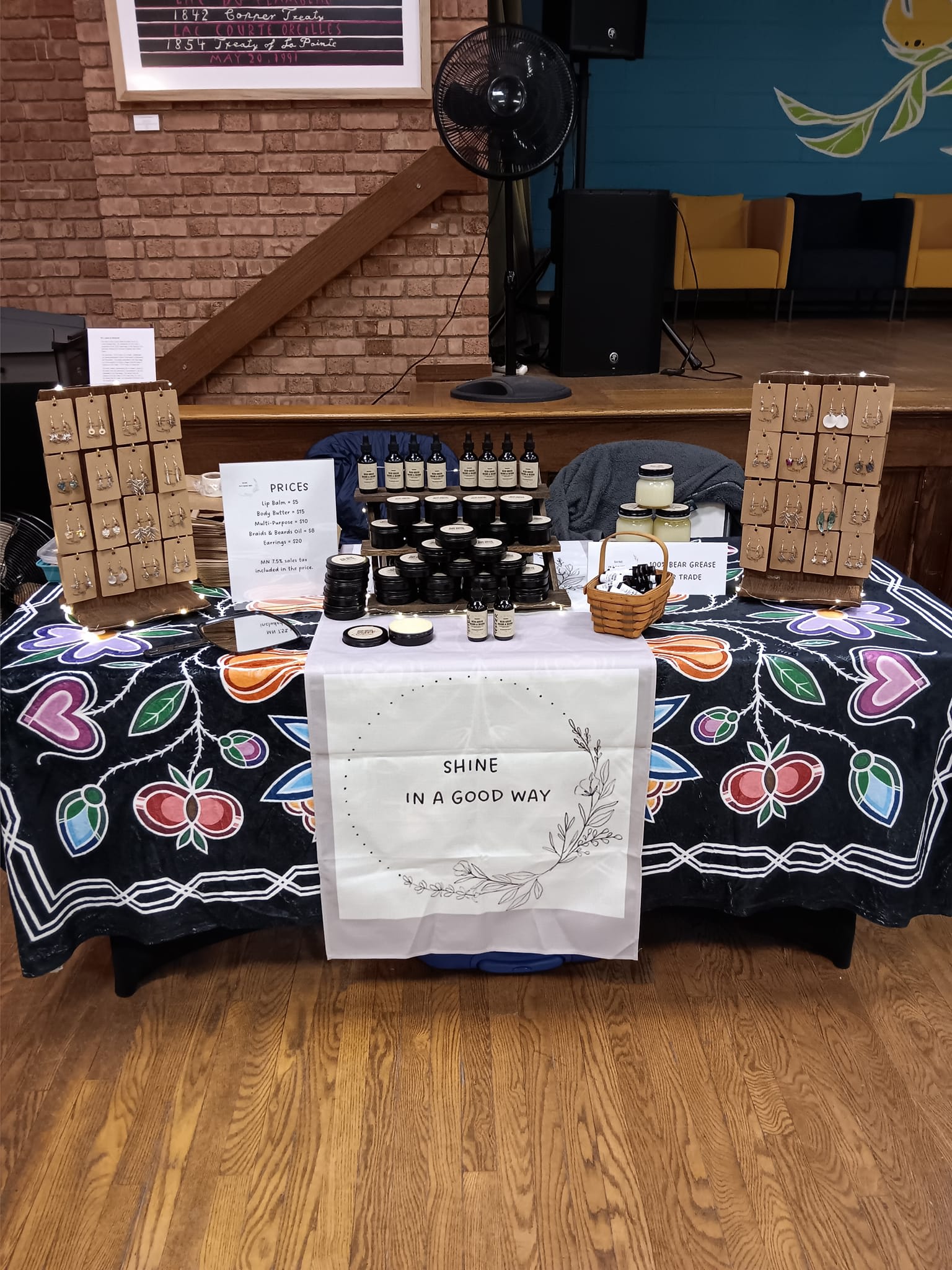 Shine in a good way jewelry artisan and bear grease trader