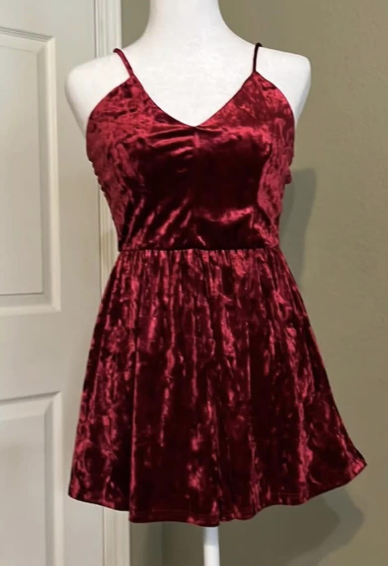 open lace back dress Forever Young Mini Dress