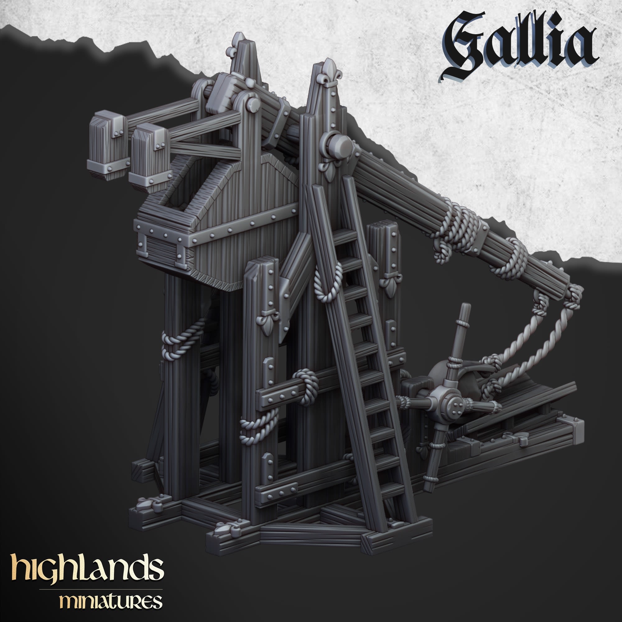 Gallia Trebuchet - Highland Miniatures - MTG Terrain | Terrain Building ...