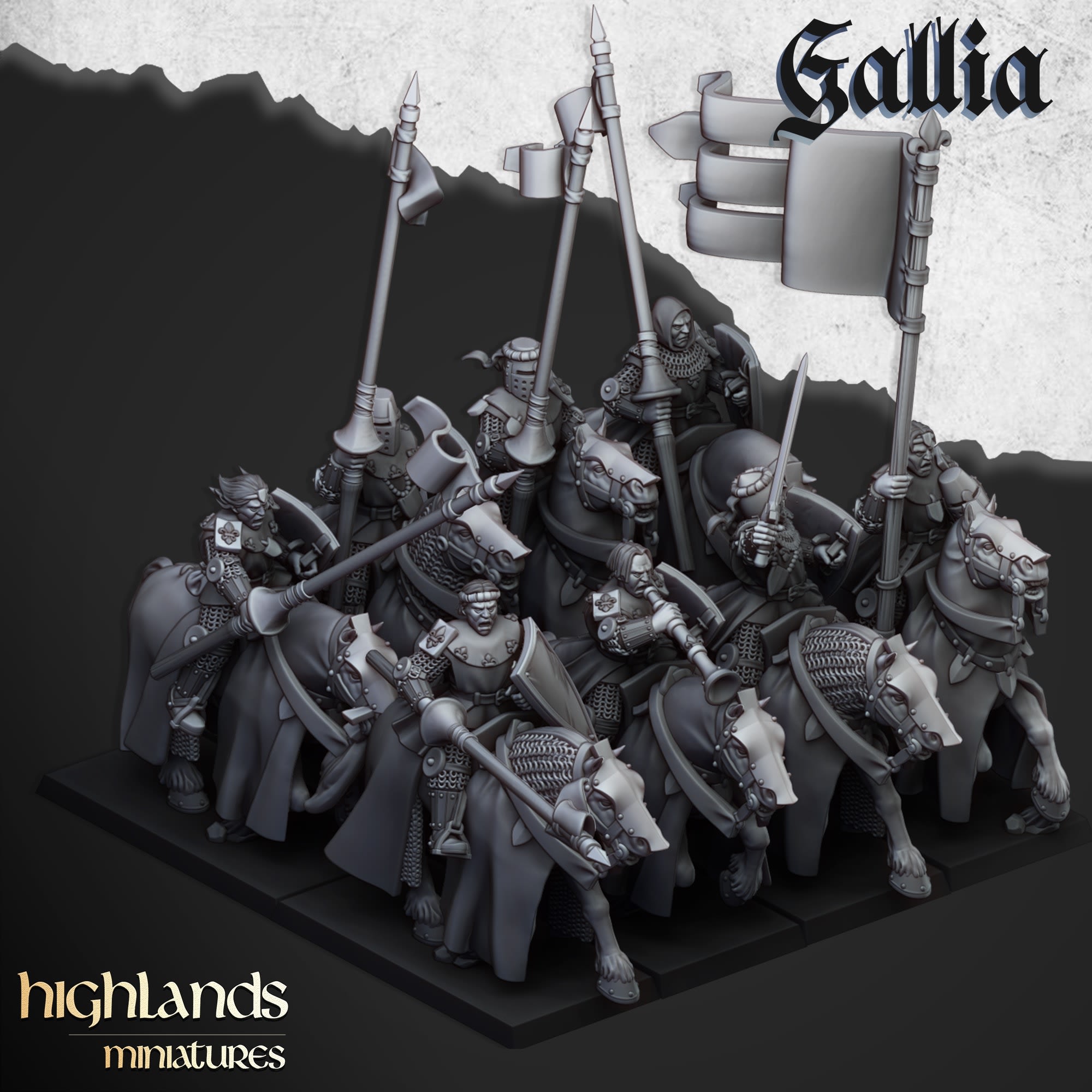 Young Knights of Gallia - Highland Miniatures - MTG Terrain | Terrain ...