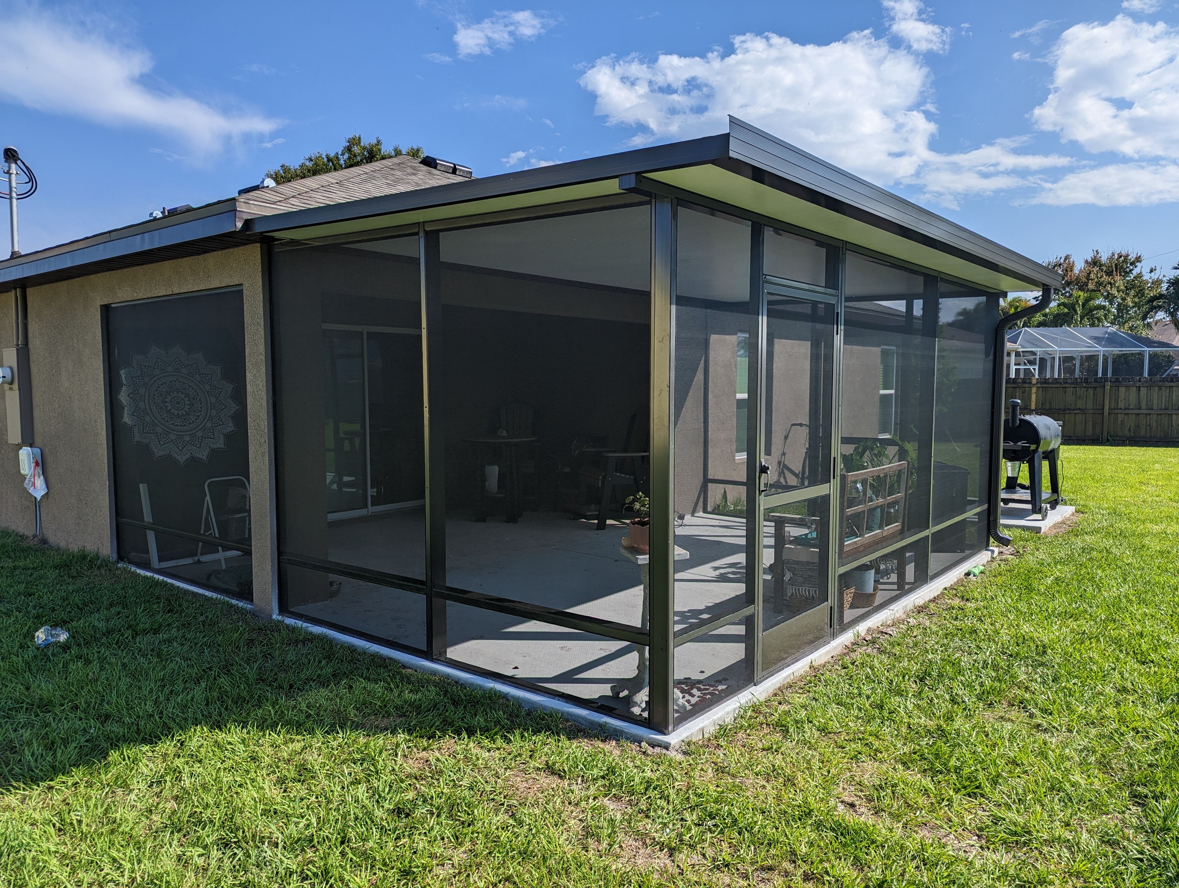 Covered Porches & Sunrooms - Aluminum Structures - Affordable Screen