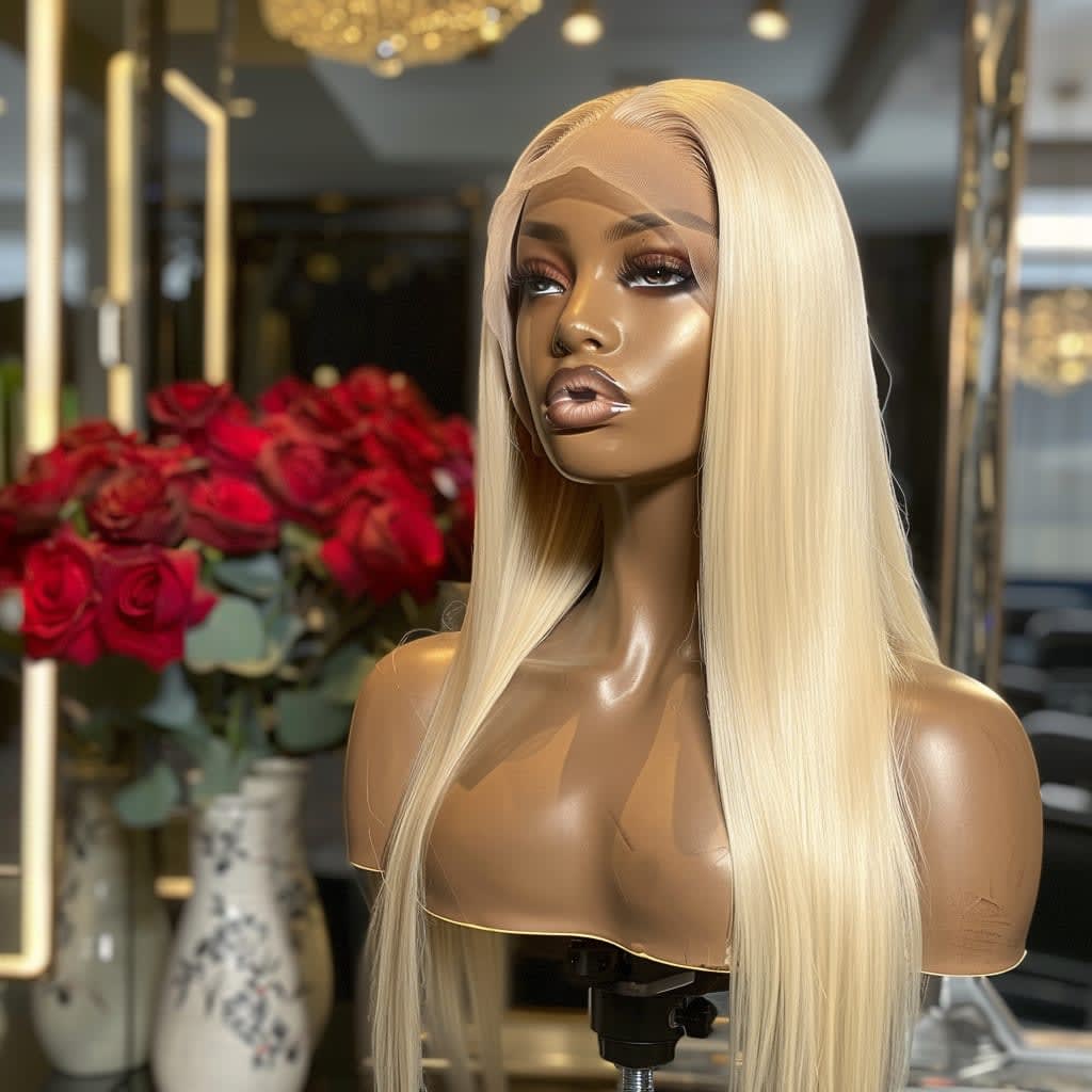human hair lace wigs blonde