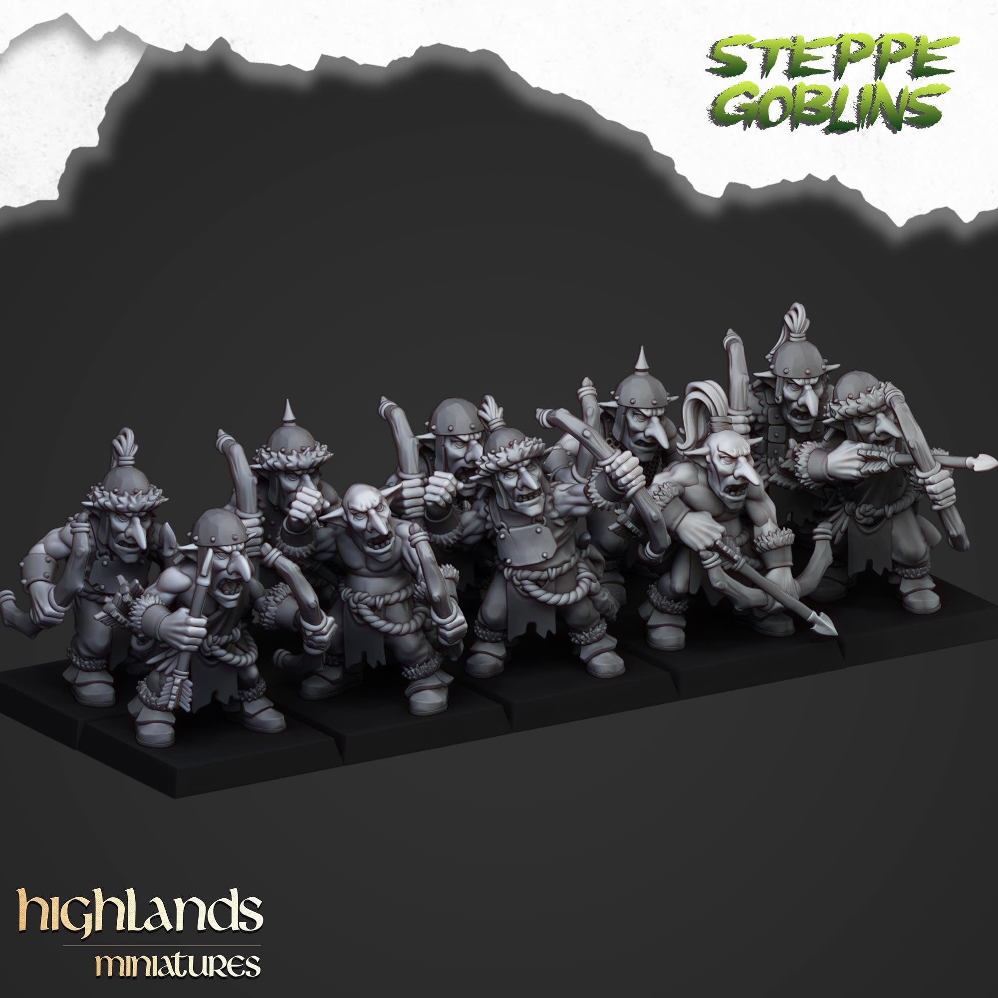 Steppe Goblin Archers - Highland Miniatures - MTG Terrain | Terrain ...