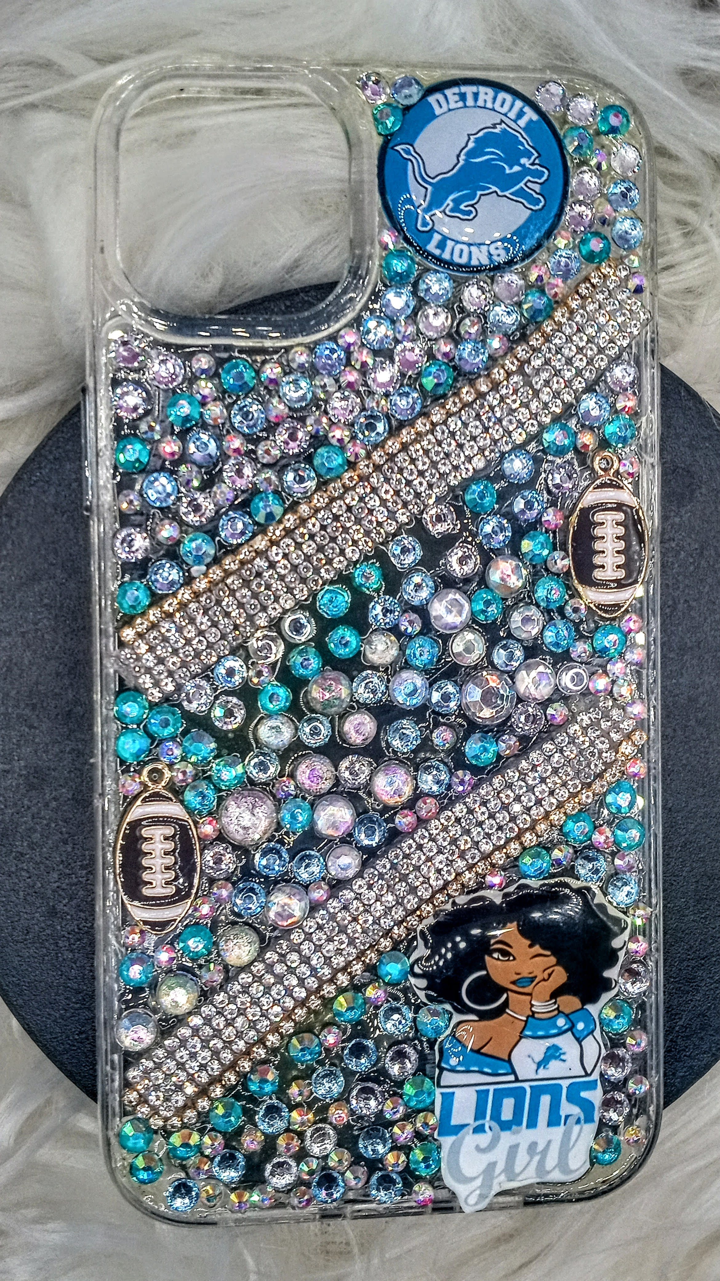 Sports Team Themed Bling & Beaded Android or iPhone Case