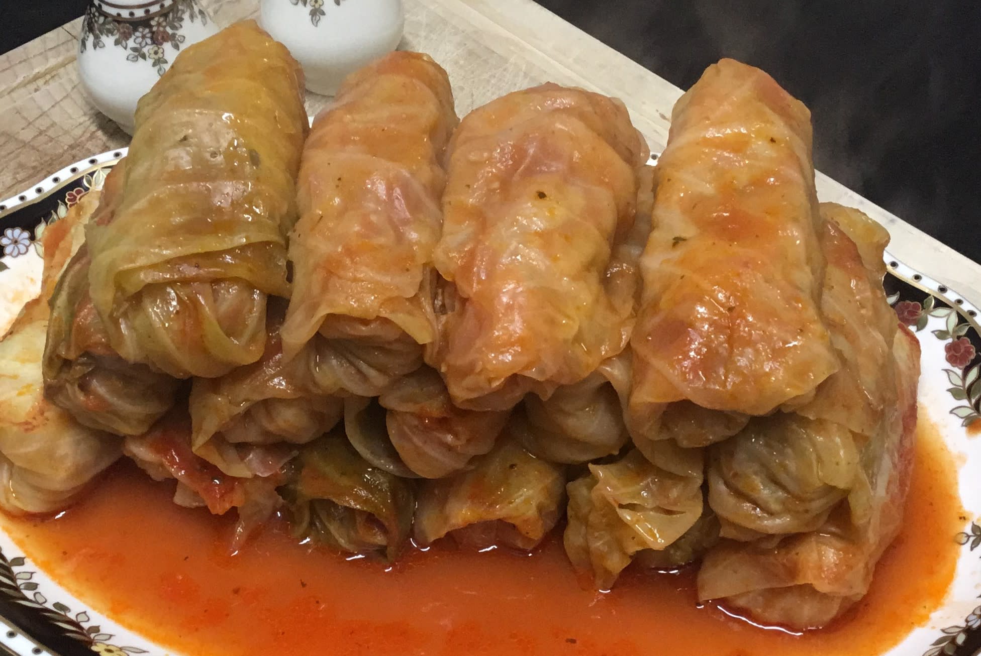 Csak Stuffed Cabbage Dishes Each menu item is in a packet. Refer to