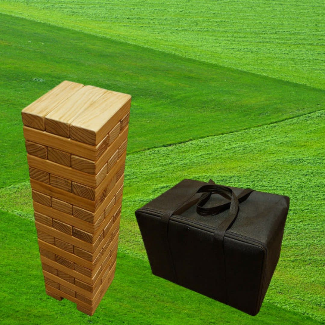 Giant tumbling blocks props games machine rental az event space