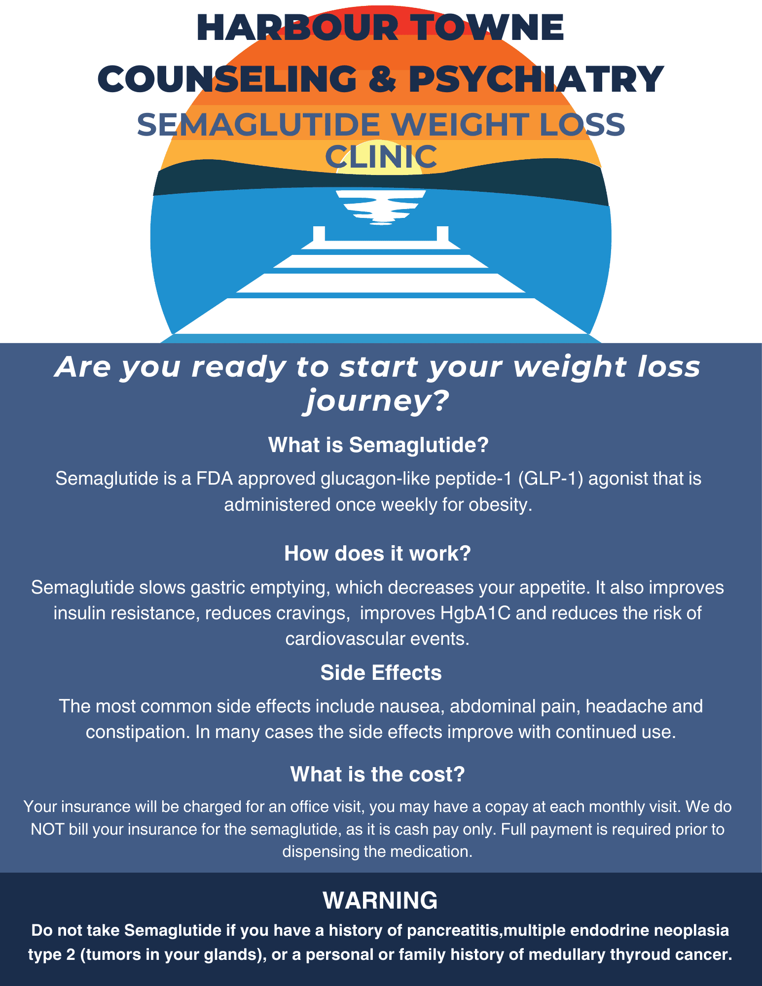 Semaglutide & Tirzepatide - Mental Health Services - Harbour Towne Counseling and Psychiatry | Counseling & Psychiatry