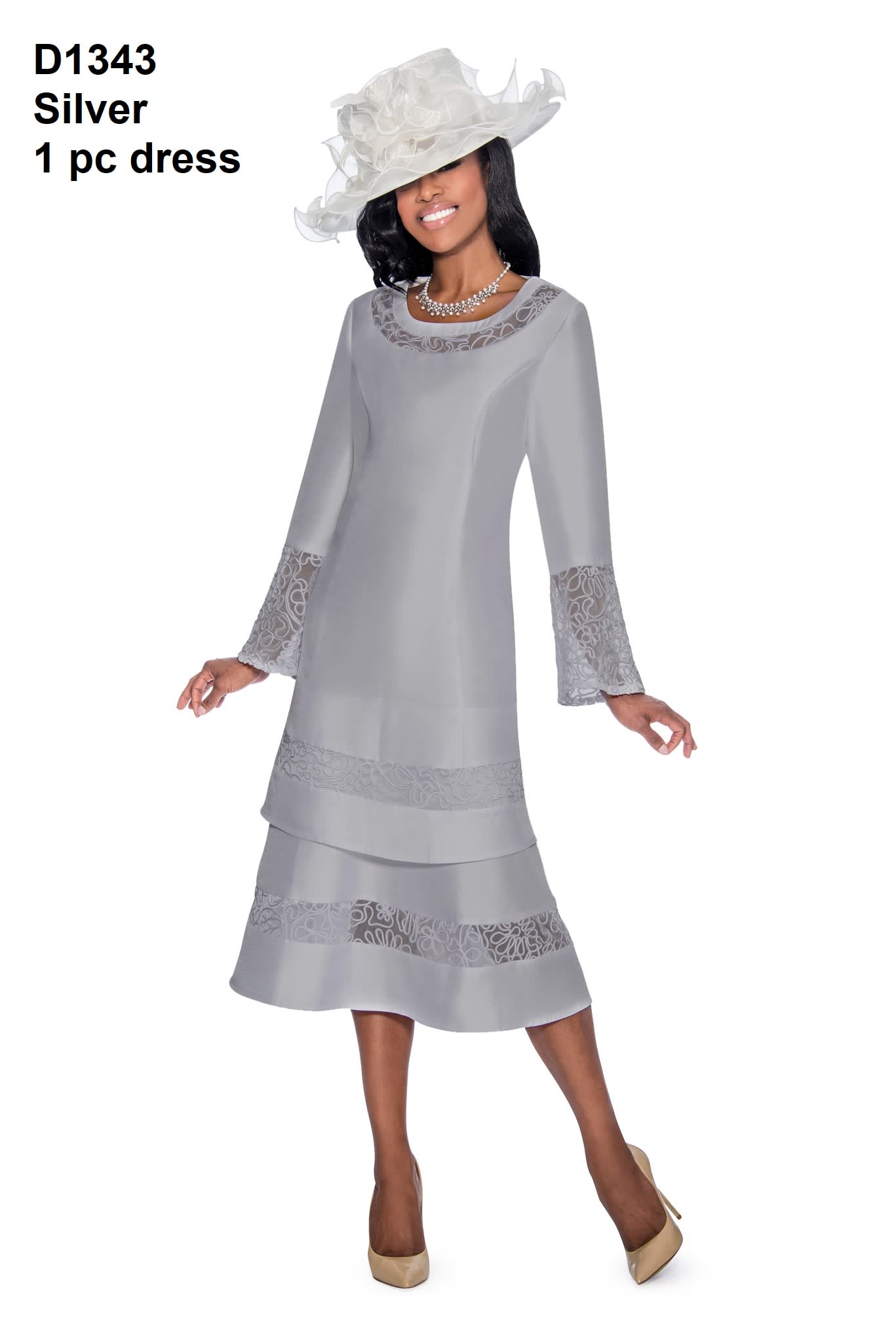 Giovanna D1343 Silver Church Dress - Giovanna Apparel Dresses - Devine  Attire | Afordable Elegant Fashion Apparel | Brooklyn