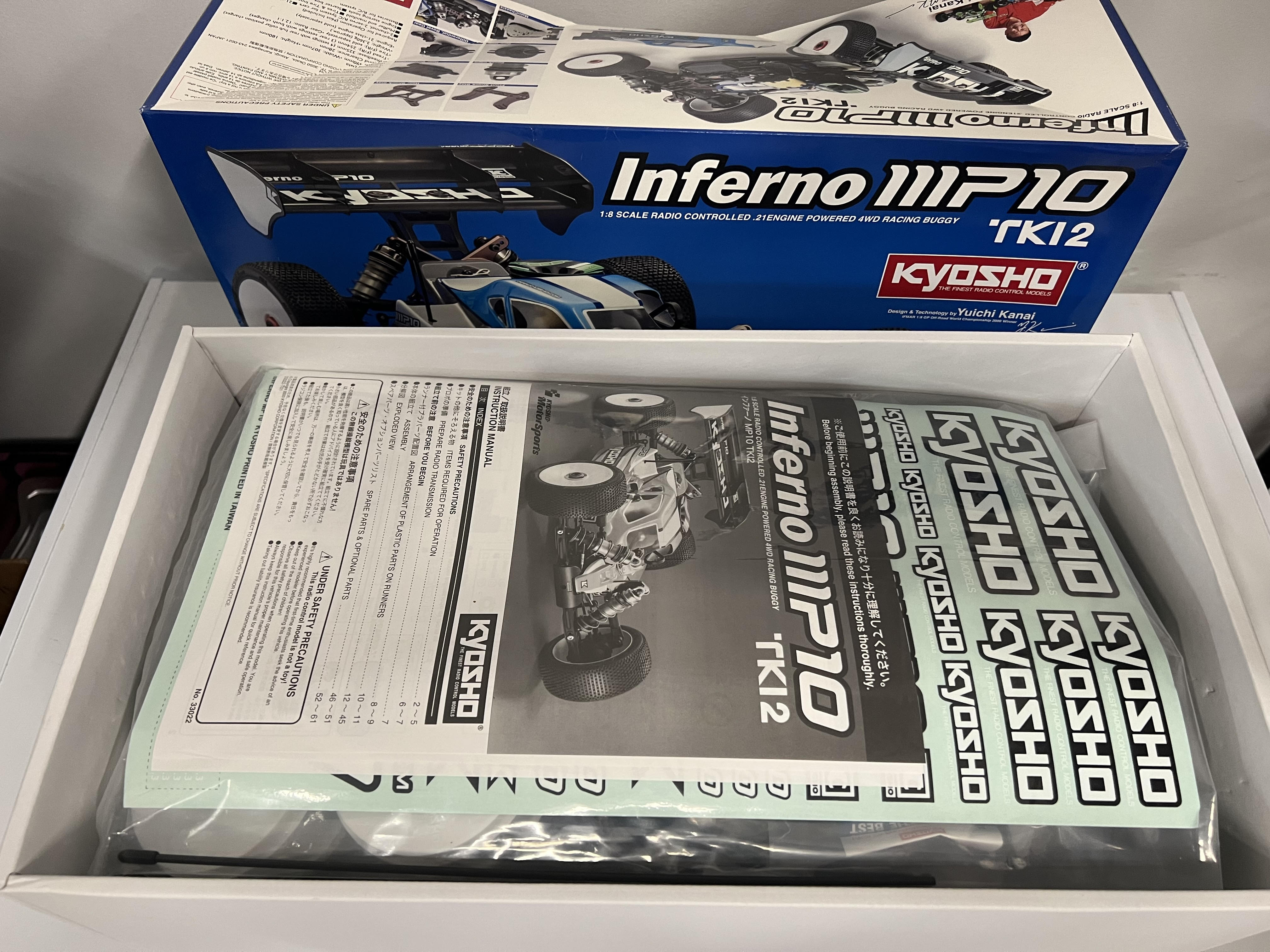 MS出品 Kyosho Inferno MP10 組み立てキット Kyosho Inferno MP10 TKI2 1/8 Nitro Buggy Kit - RC Car Kits