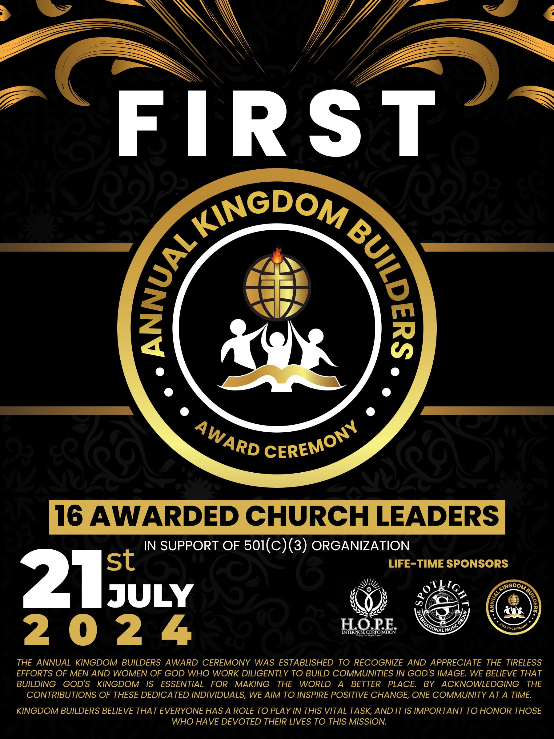 Annual Kingdom Builders Award Ceremony