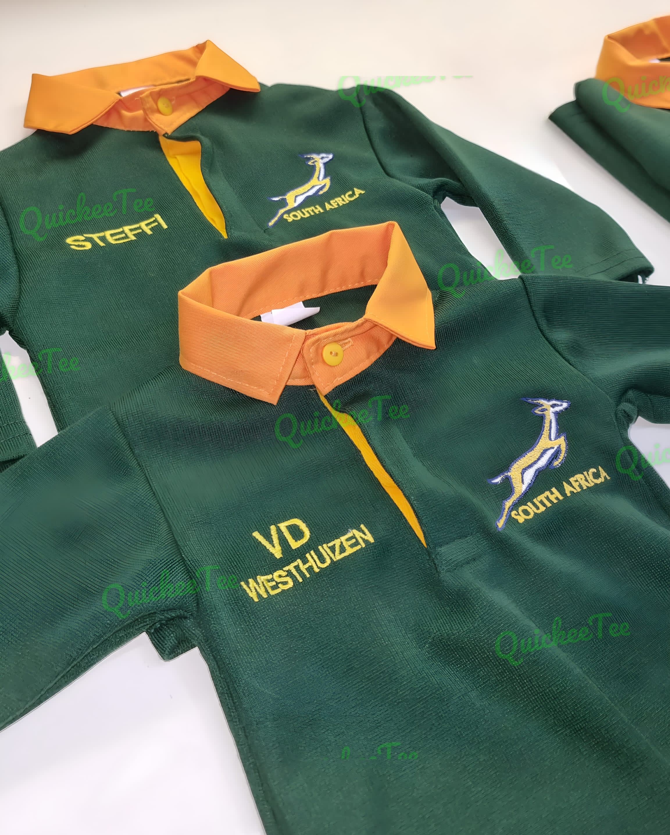 Children's South Africa Sprinkboks Jersey Shirt Custom