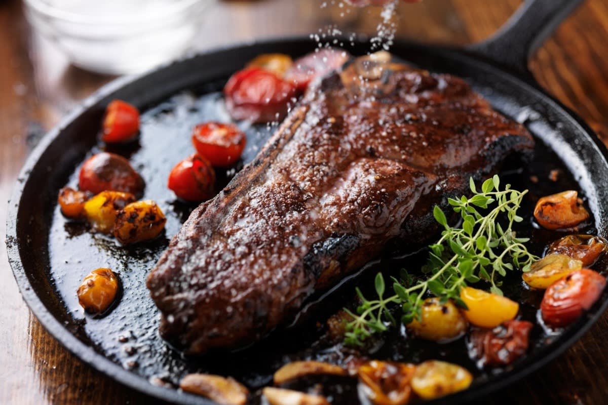 NY Strip Steaks Premium Beef Cuts Cast Iron Meat Company, LLC