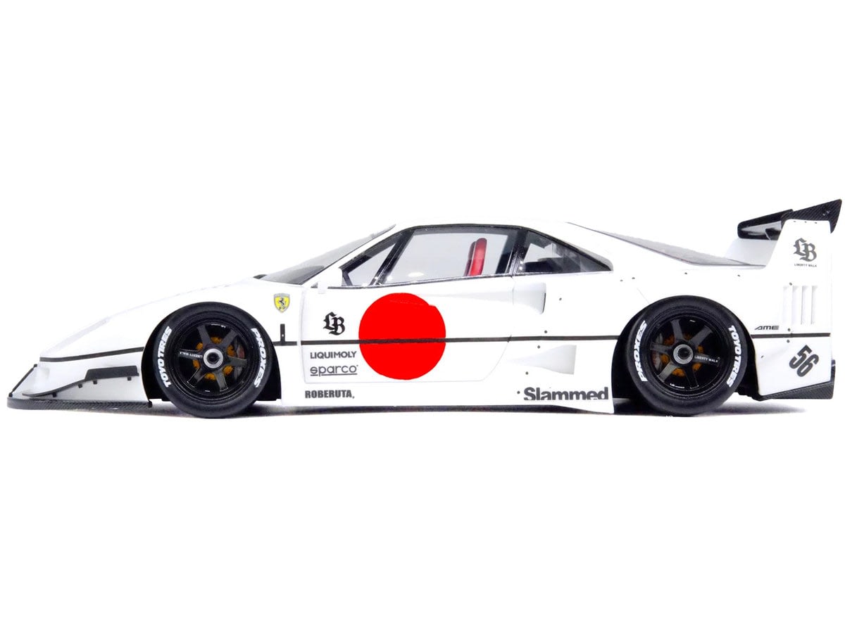 LBWK F40 ホワイト INNO Models 1:18 Ferrari F40 Liberty Walk in White Tokyo