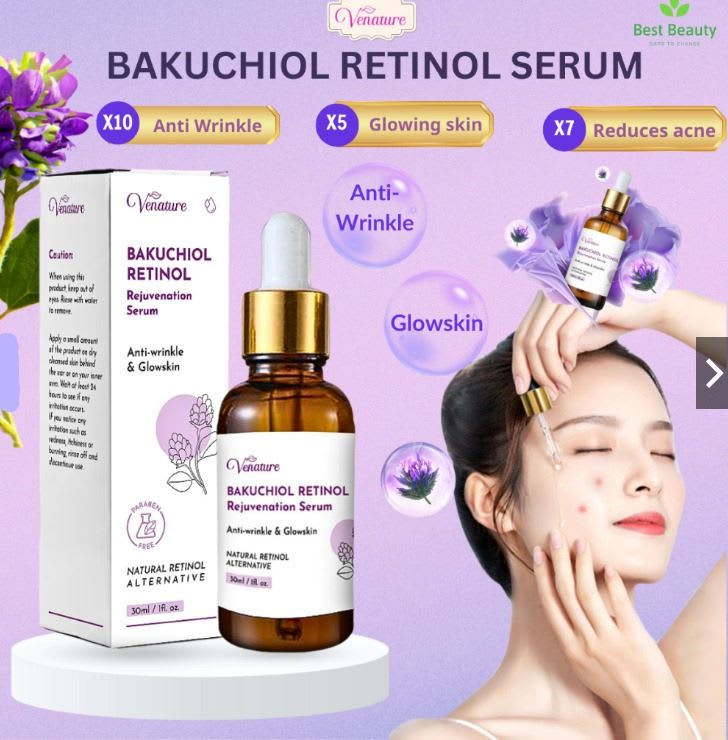 VENATURE Bakuchiol Retinol Serum Rejuvination Serum - TONER/CREAM