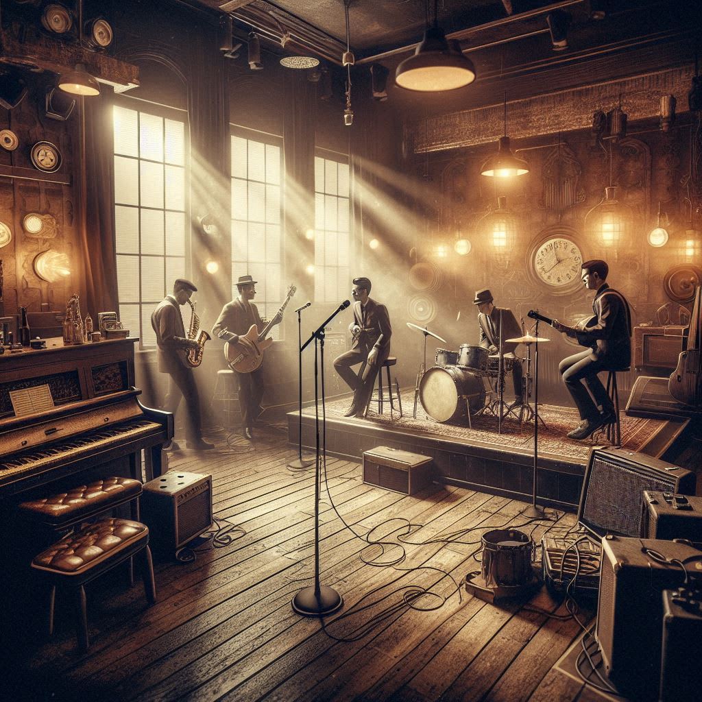 Recording studio interior for Three Chord Music Studio