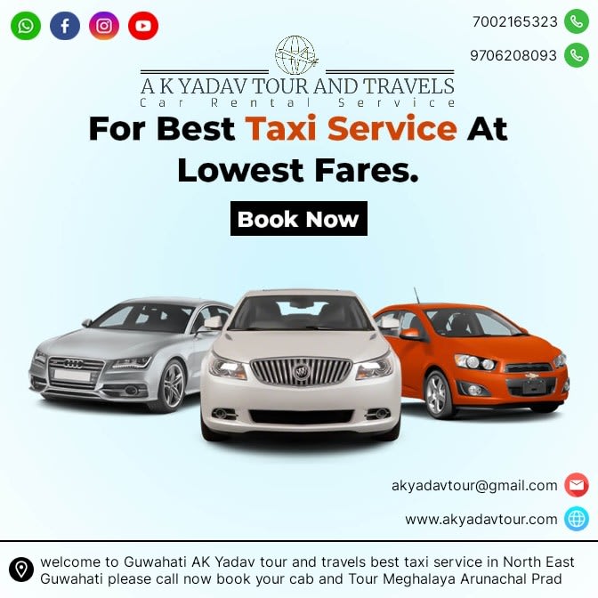 Book Your Taxi Now – A K Yadav Tour & Travels 🚖🚖🚖