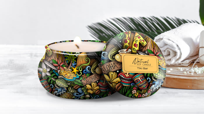 Blue Lagoon - Scented Candles - Bamboo Island Candle Co. | Premium