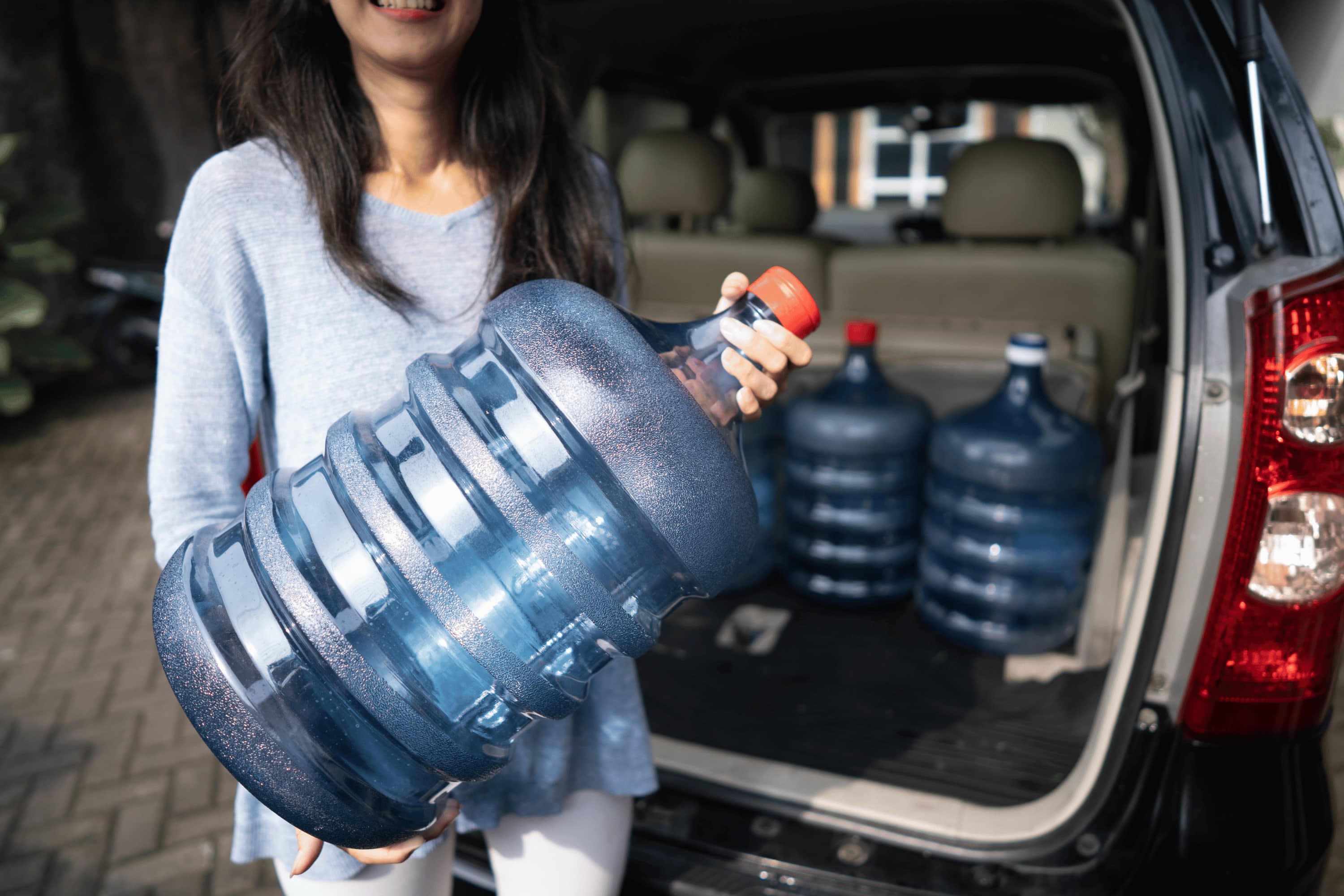 5 Gallon BPAFree Plastic Waters Large Volume Water Bottles