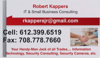 Robert Kappers Consulting 612.399.6519