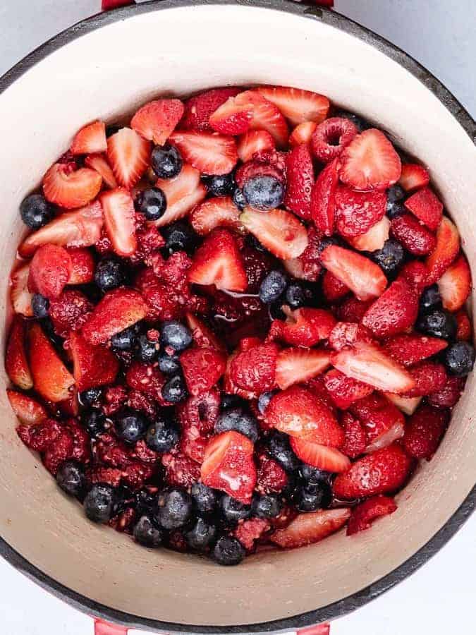 Strawberry Blueberry Honey Jam - Specialty Jam - Homemade
