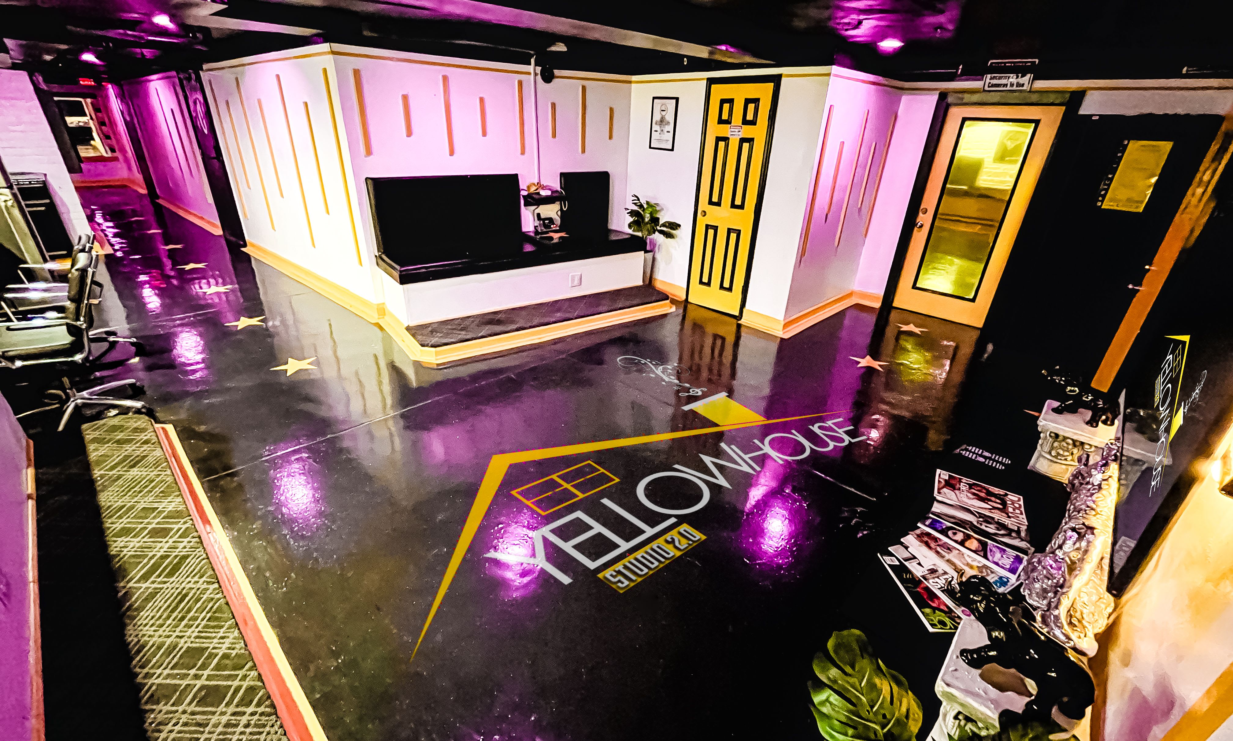 Recording studio interior for Yellow House Studios 2.0