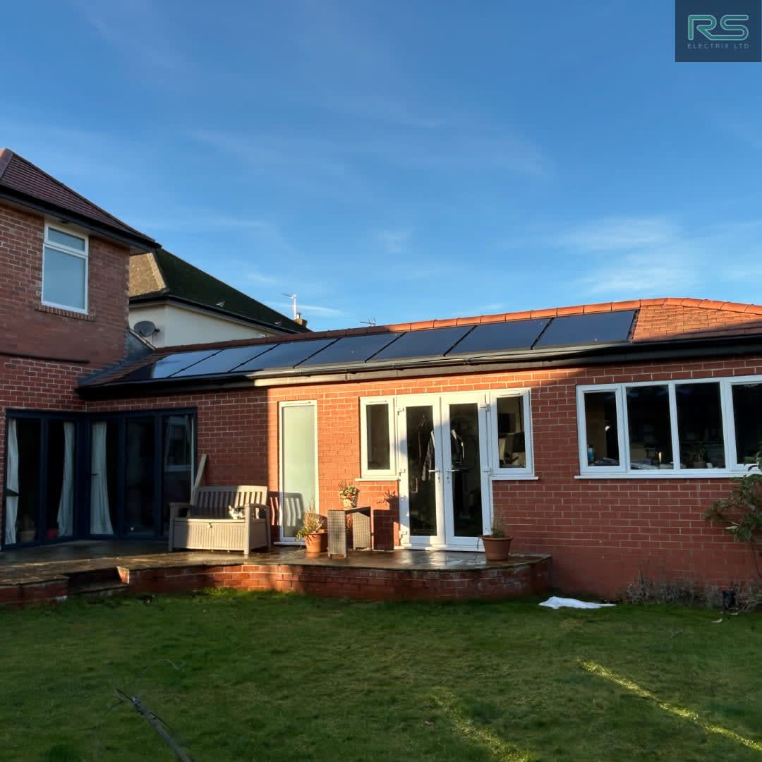 Renewable Specialists solar panels on a residential property