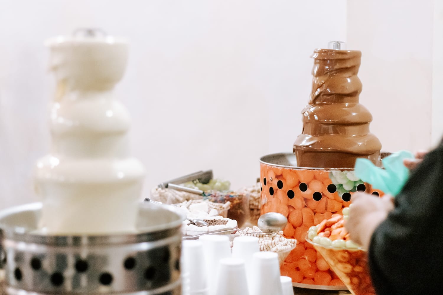 Deus é fiel fonte de chocolate