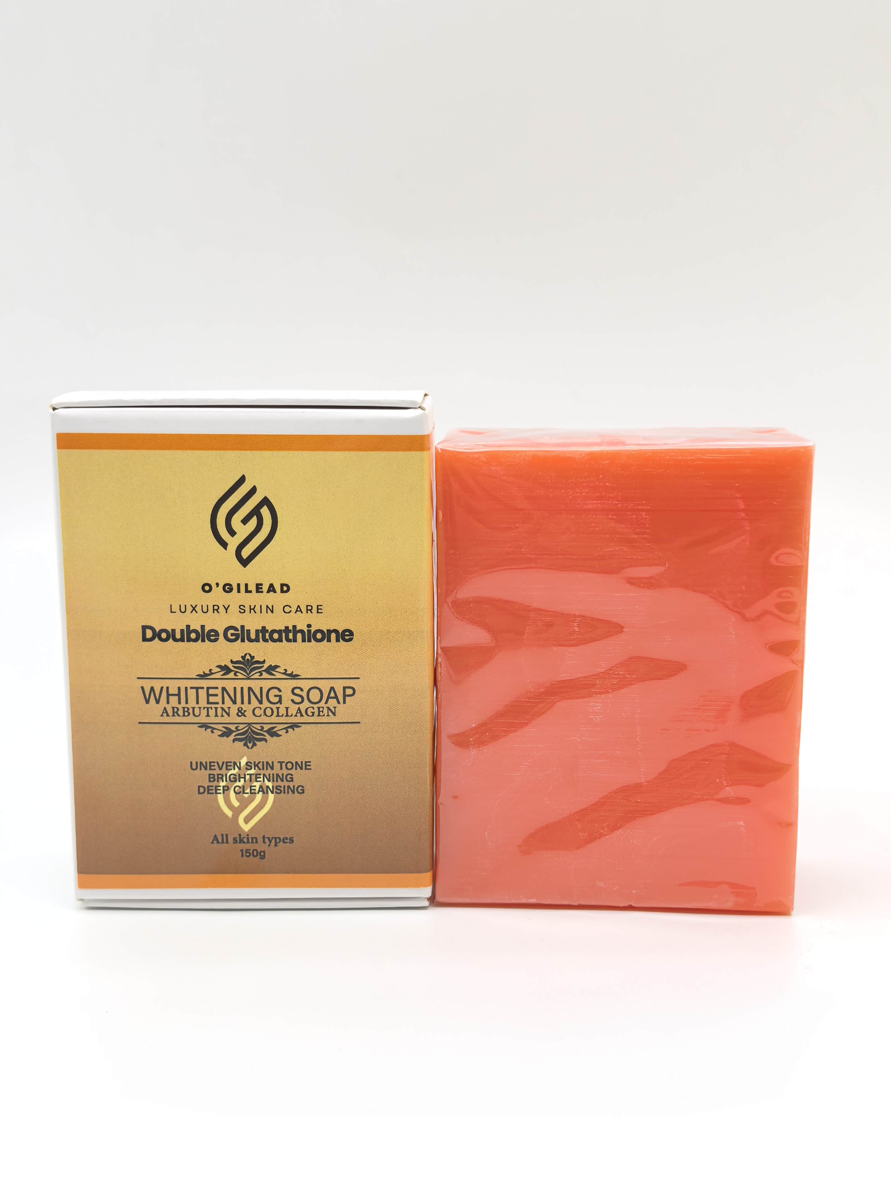 glutathione whitening cleansing bar soap Double Glutathione Whitening Soap - Our products - O' Gilead | Beauty &  Skincare Products