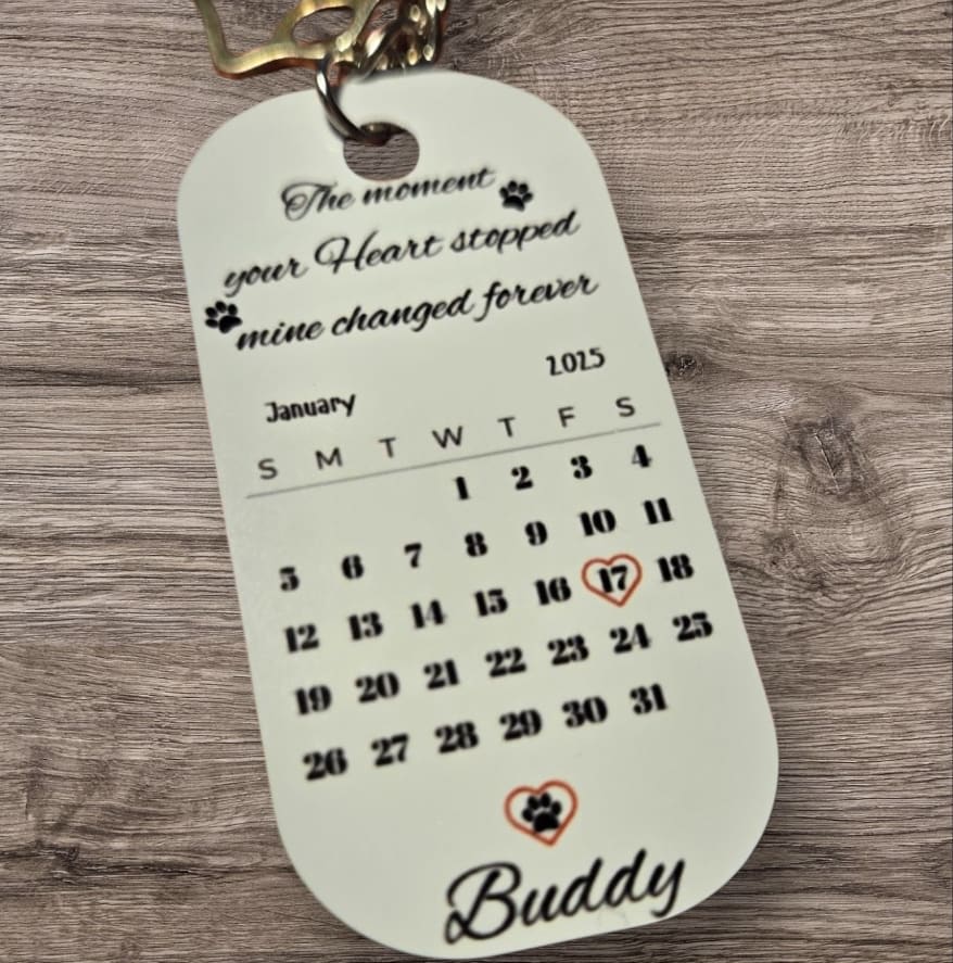 Custom Photo Calendar The Moment Your Heart Stopped - Personalized Lea