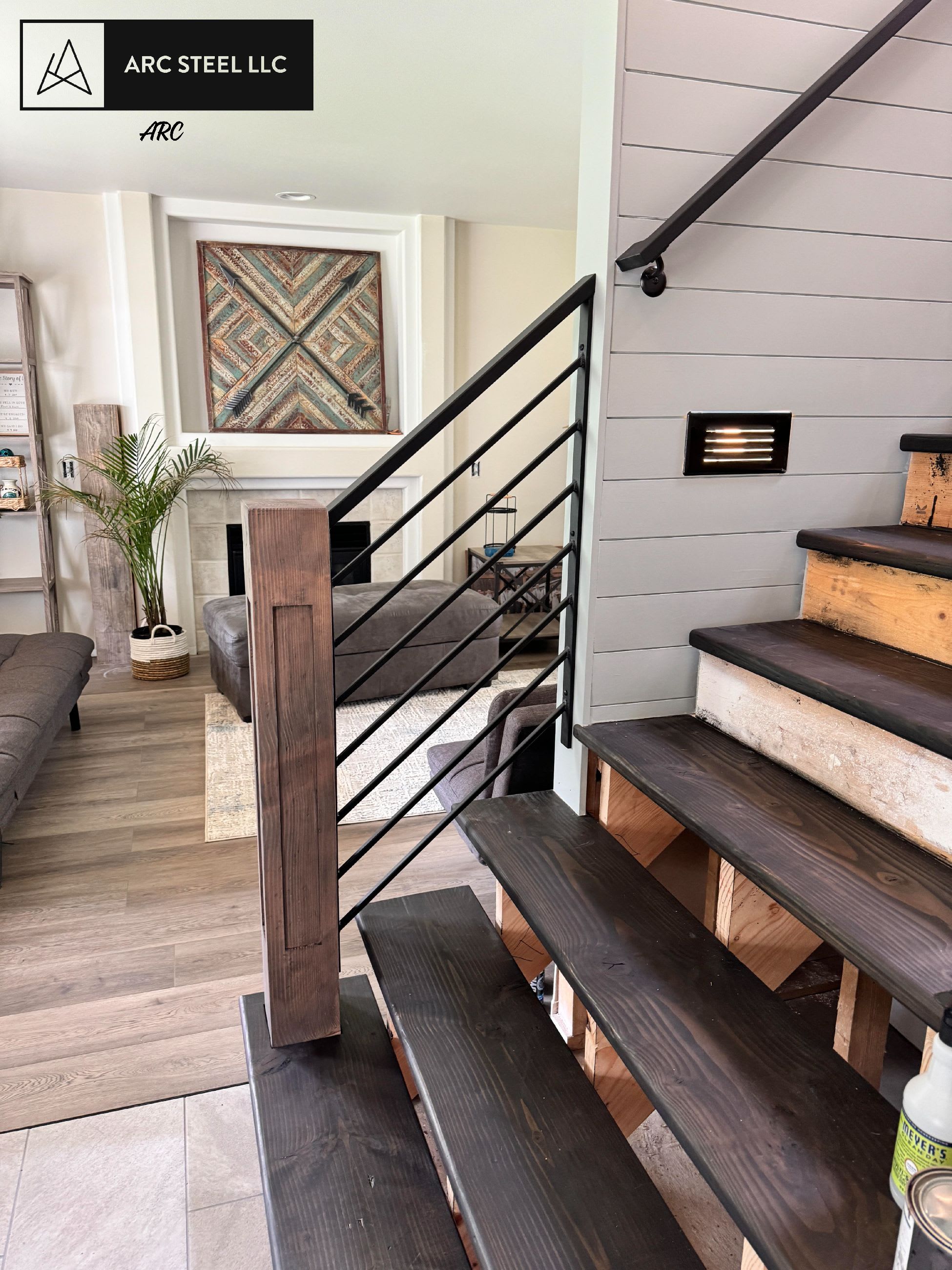 Metal Railing - Metal Fabrication - ARC Steel, LLC | Custom Metal ...