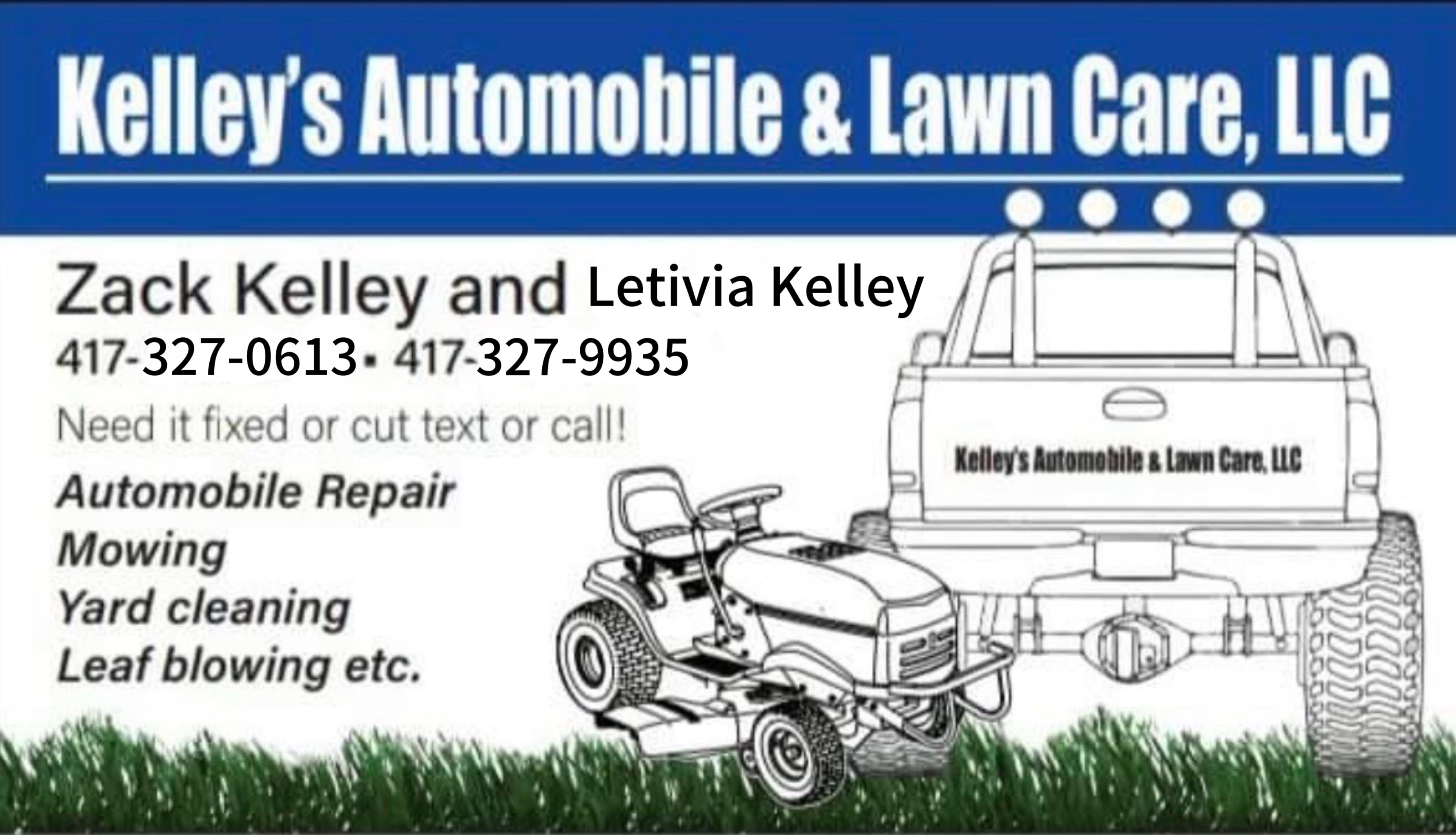 Kelley's Automobile & Lawn Care LLC