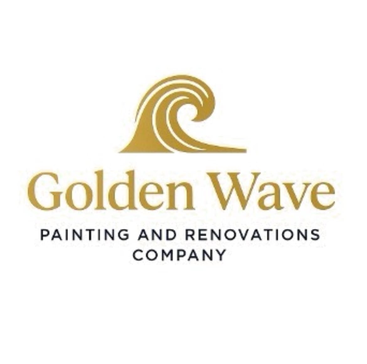 Golden Wave Painting