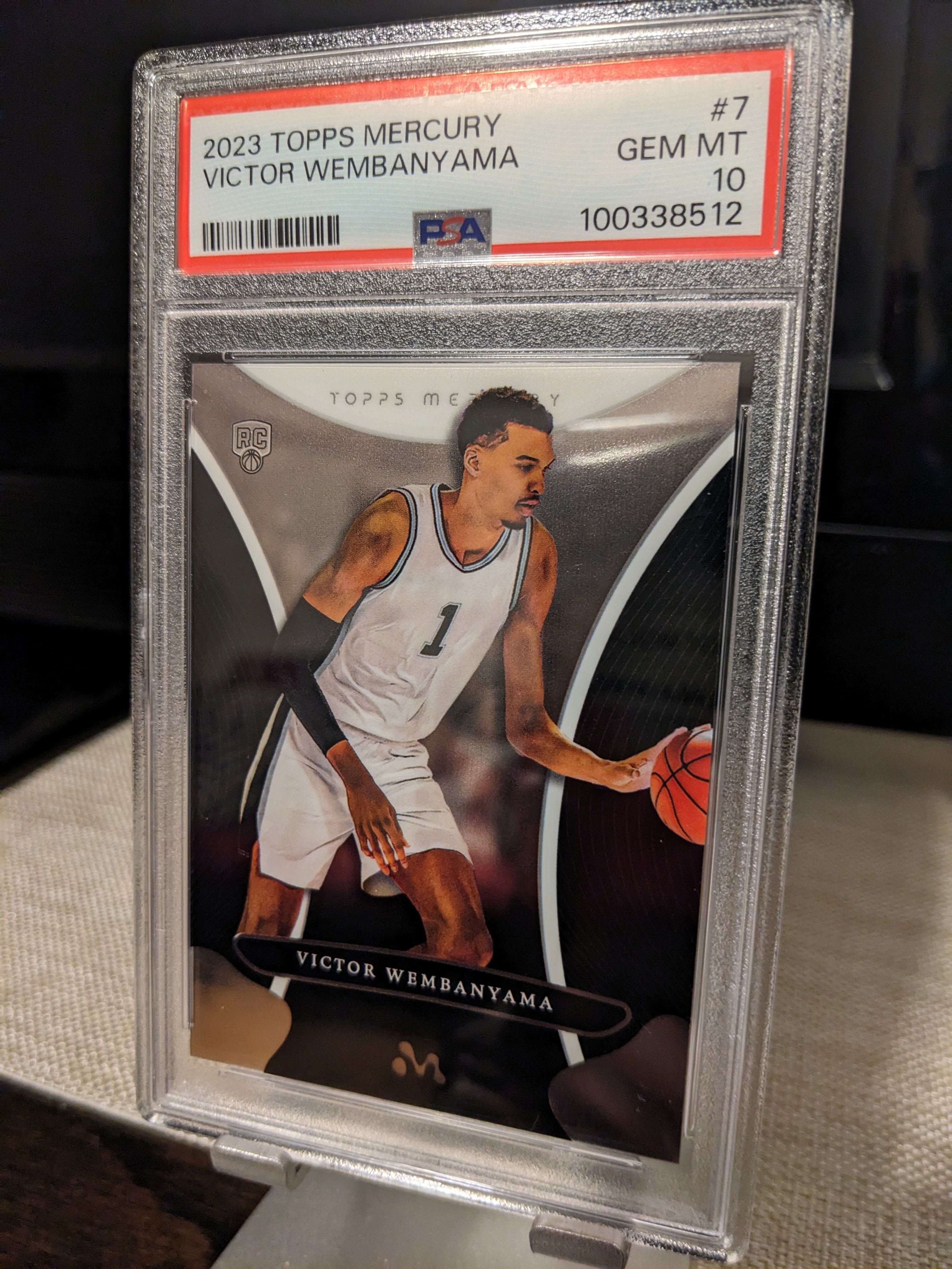 Victor Wembanyama Gold RC /50 PSA 10 Gem Mint - Basketball - TC 