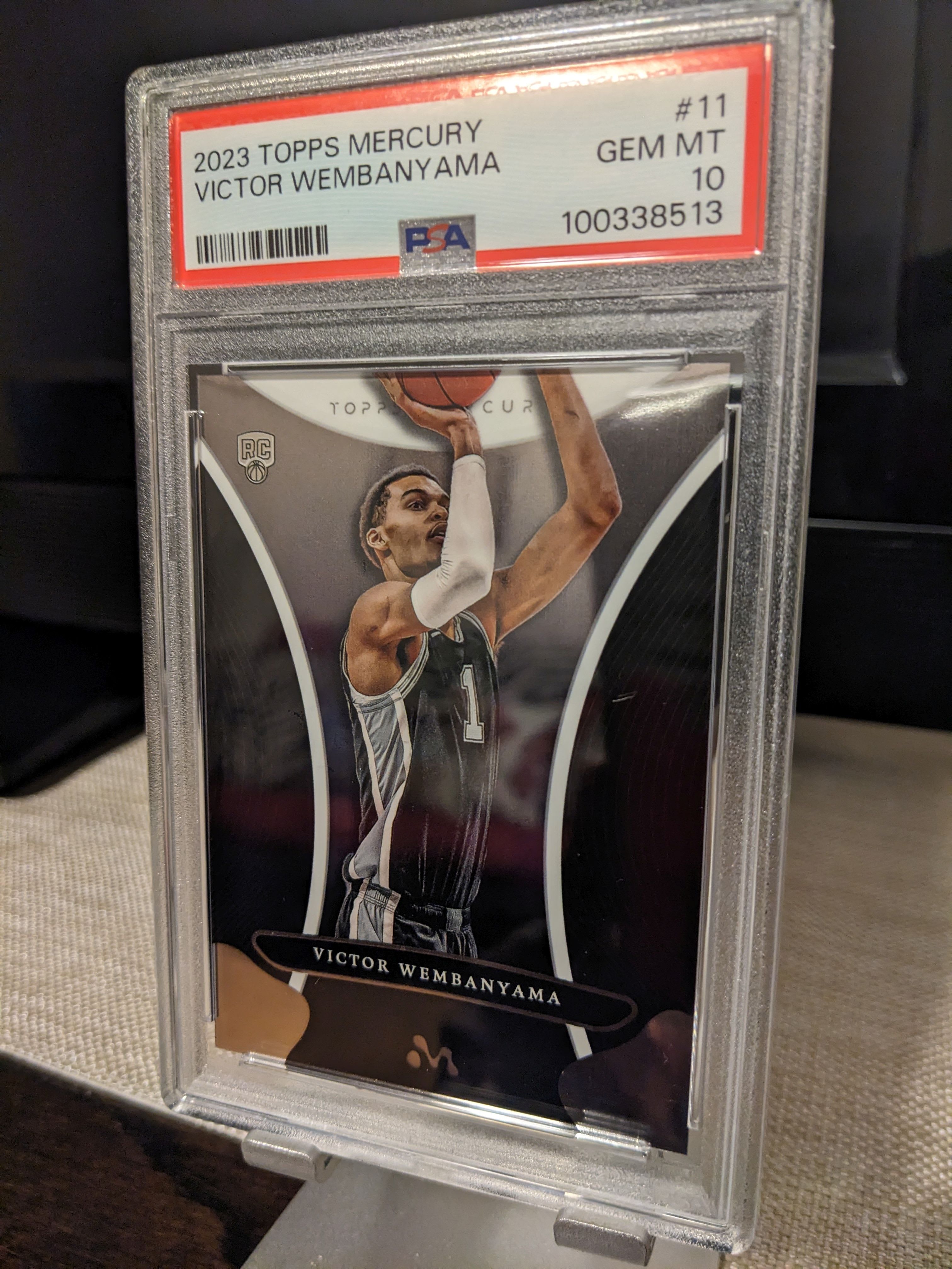 Victor Wembanyama Gold RC /50 PSA 10 Gem Mint - Basketball - TC 