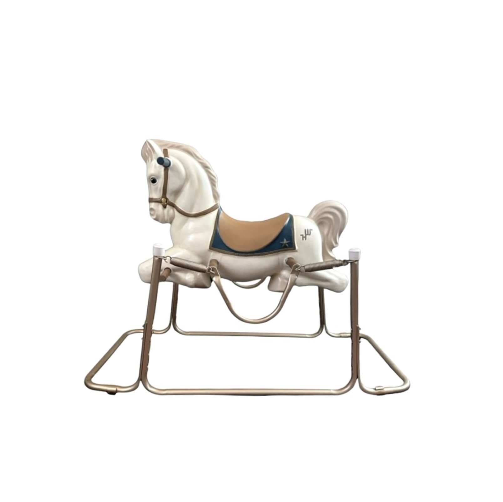 【競馬】アオラキ・REALHORSE オブジェ〈リクエスト品〉 Bucephalus) Spring Action Horse - Spring-Action Horses - Toy Horse