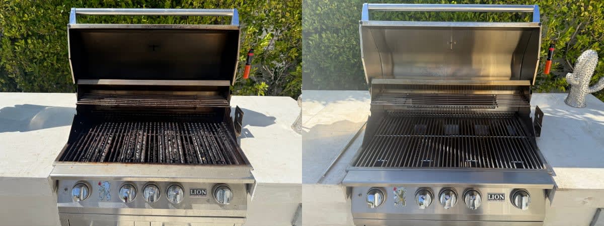 Lion Grill Cleaning - Rancho Mirage