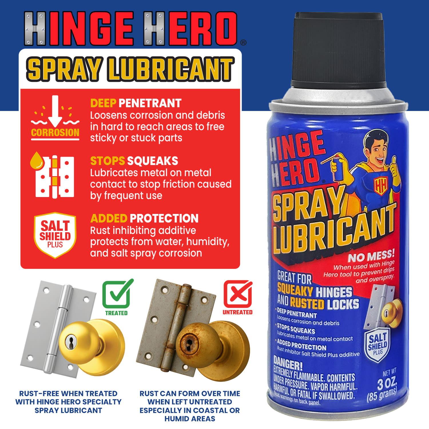 How to fix squeaky door hinges - Latest Posts - Hinge Hero | Household  Products and Tools Store in Estero, FL